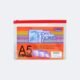 Bambi Organizer Map Dokumen A5 Zipper Pocket Tipe PVC Transparent Original