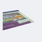 Bambi Organizer Map Dokumen A5 Zipper Pocket With Metal Head Tipe PVC Semi Transparent Original - Gambar 3