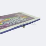 Bambi Organizer Map Dokumen A5 Zipper Pocket With Metal Head Tipe PVC Semi Transparent Original - Gambar 2
