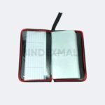 Bambi Tempat Penyimpanan Kaset Ps & DVD Edisi Zipper Case Red 40 CD Original - Gambar 2