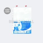 Bindex Document Pocket Sleeve / Sheet Protector A4 Isi 20 Lembar Ketebalan 0.055 mic Tipe 5720