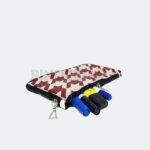 Bambi Tempat Pensil Tipe Purpose Pouch Discus Maroon Original - Gambar 3