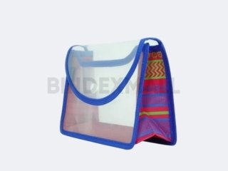 Tas organizer Bambi A5 Latitude dengan zipper pocket tampak depan