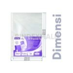 Sheet Protector A4 Benex Plastik Pelindung Dokumen Super Clear 0.05mm Isi 20 Lembar Original - Gambar 5