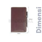 Bambi Buku Agenda With Pulpen Edisi Ferro Brown Ukuran A6 - Gambar 4
