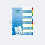 Bindex Isi Binder A4 Divider & Indexes Pembatas Kertas Binder Edisi 10 Short Page Original