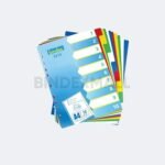 Bindex Isi Binder A4 Divider & Indexes Pembatas Kertas Binder Edisi 10 Short Page Original - Gambar 2