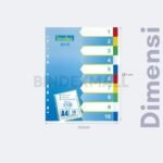 Bindex Isi Binder A4 Divider & Indexes Pembatas Kertas Binder Edisi 10 Short Page Original - Gambar 3
