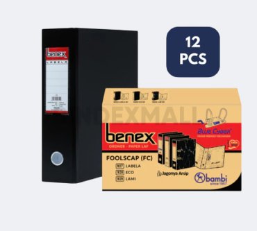 1 Dus Benex Labela Lever Arch File Ordner Folio Jumbo Size 75 mm
