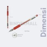 JYK Pulpen Tipe Gel Pen King Jeller Tinta All Color Pack Isi 12 pcs Original - Gambar 3