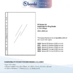 Bambi PP Pocket Gift untuk Ring Binder 2, 3 dan 4 Ring Ukuran A4 Isi 1 Lembar