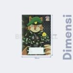 Bambi x Suma Buku Tulis Profesi Army Isi 38 Lembar 70 Gram Original - Gambar 5