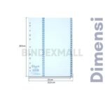 Bambi Isi Binder A4 Divider & Indexes Pembatas Kertas Binder Edisi Exclusive Numeric Index 1-31 (Daily) with Multiholes Rigid PVC-05 Grey Original - Gambar 3