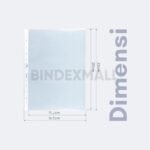 Bambi Document Pocket Transparant Sleeve Folio Tebal 0.065 mm - 5111 - Gambar 3