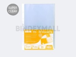 Plastik Pelindung Dokumen Folio Bindex Sheet Protector Super Clear 0.05mm Isi 20 Lembar