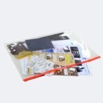 Benex Organizer Map Dokumen Folio Zipper Pocket Tipe PVC Transparant Original - Gambar 2