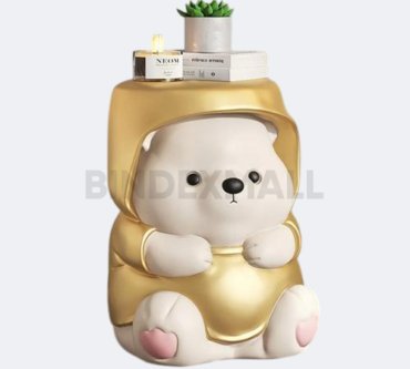 BINDEXMALL - Dekorasi Meja Yuncan Bear Side Table Tray