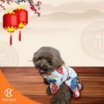 Hancraft Baju Anjing Cheongsam Dress Dog Clothes - Gambar 3