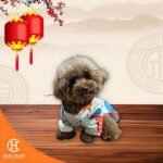 Hancraft Baju Anjing Cheongsam Dress Dog Clothes - Gambar 4