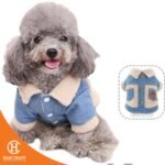 Hancraft Baju Anjing Dog Jacket Denim Clothes