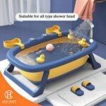Hancraft Bak Mandi Bayi Crabby Silicone Foldable Baby Bathtub - Gambar 5