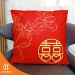Hancraft Bantal Sofa Double Happyness Pillow Cushion - Gambar 7
