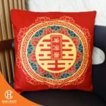 Hancraft Bantal Sofa Double Happyness Pillow Cushion