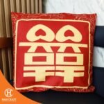 Hancraft Bantal Sofa Double Happyness Pillow Cushion - Gambar 4