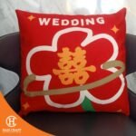 Hancraft Bantal Sofa Double Happyness Pillow Cushion - Gambar 3