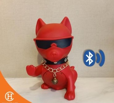 Hancraft Dekorasi Bluetooth Portable Mini Dog Speaker