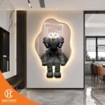 Hancraft Dekorasi Dinding Kaws Led Light Wall Painting