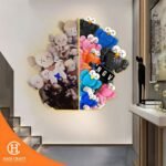 Hancraft Dekorasi Dinding XX Bear LED Light Wall Painting Decoration