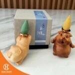 Hancraft Dekorasi Dupa Hippo Back Flow Incense Stick - Gambar 3