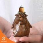 Hancraft Dekorasi Dupa Hippo Back Flow Incense Stick - Gambar 4