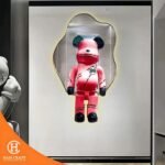 Hancraft Dekorasi Gambar Dinding Bear LED Light Painting Wall Decoration