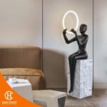 Hancraft Dekorasi Lampu Modern Art Sculpture Floor Lamp