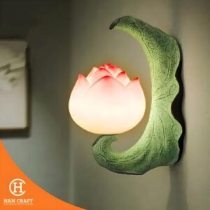 Dekorasi Lampu Retro Contemporaty Lotus Wall Lamp