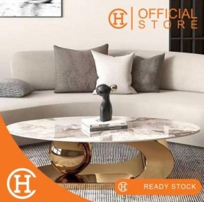 Dekorasi Meja Gold Tuscany Slate Coffee Table 1