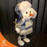 Hancraft Dekorasi Natal X'Mas Blue Doll Deco - Gambar 2