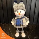 Hancraft Dekorasi Natal X'Mas Blue Doll Deco - Gambar 5