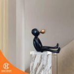 Hancraft Dekorasi Pajangan Figurative Art Sculpture - Gambar 2