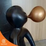 Hancraft Dekorasi Pajangan Figurative Art Sculpture - Gambar 3