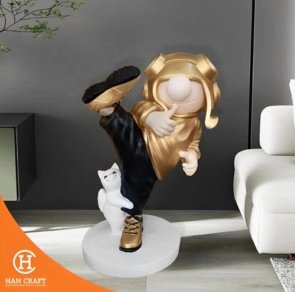 Dekorasi Pajangan Kung Fu Kid Floor Deco 1