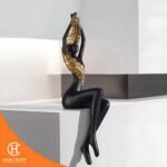 Hancraft Dekorasi Pajangan Modern Art Statue Home Decor Set - Gambar 2