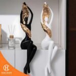 Hancraft Dekorasi Pajangan Modern Art Statue Home Decor Set