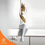 Hancraft Dekorasi Pajangan Modern Art Statue Home Decor Set - Gambar 3