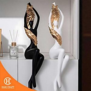 Dekorasi Pajangan Modern Art Statue Home Decor Set