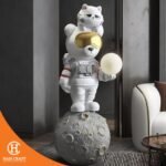 Hancraft Dekorasi Pajangan Space Bear Floor Lamp