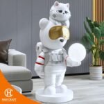 Hancraft Dekorasi Pajangan Space Bear Floor Lamp - Gambar 2