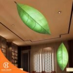 Hancraft Lampu Gantung Luxury Style Leaf Chandelier Lamp Decoration - Gambar 2
